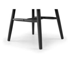 Oakham Bellmont Elegant Spindle Back Dining Chairs - Black - Set Of 2 - thumbnail 5