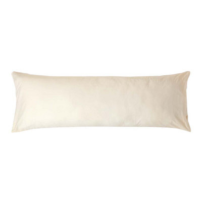 Homescapes Cream Egyptian Cotton Housewife Body Pillowcase 200 Tc - image 1
