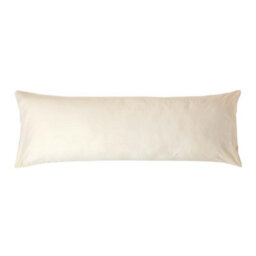 Homescapes Cream Egyptian Cotton Housewife Body Pillowcase 200 Tc