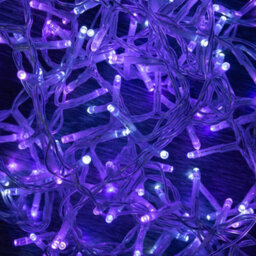 Samuel Alexander 18.7M 750 Led Treebrights Christmas String Lights On Clear Cable With Timer In Blue, Purple & White - thumbnail 6