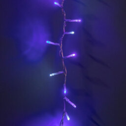 Samuel Alexander 18.7M 750 Led Treebrights Christmas String Lights On Clear Cable With Timer In Blue, Purple & White - thumbnail 5