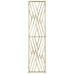 Beliani 3 Panel Room Divider Asolo Gold 117 Cm 170 Cm - thumbnail 6