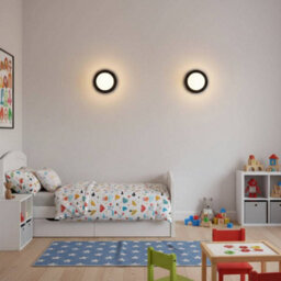 Ultra Beam Lighting Ultrabeam Round Black Indoor Led Wall Light 4 Watt Led 400 Lumen Diameter 200mmmm - thumbnail 3