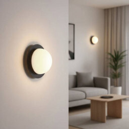 Ultra Beam Lighting Ultrabeam Round Black Indoor Led Wall Light 4 Watt Led 400 Lumen Diameter 200mmmm - thumbnail 2