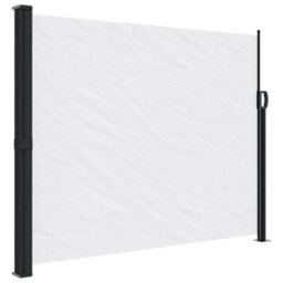 Berkfield Retractable Side Awning White 160X300 Cm - thumbnail 2