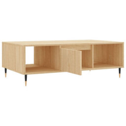 Berkfield Coffee Table Sonoma Oak 104X60X35 Cm Engineered Wood - thumbnail 6