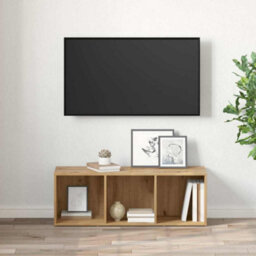 Berkfield Tv Cabinet Artisan Oak Engineered Wood - thumbnail 4