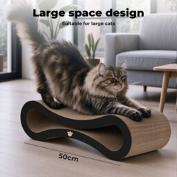 Skylos Cat Scratching Board And Lounge Bed Cardboard Scratcher For Cats - thumbnail 5