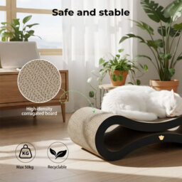 Skylos Cat Scratching Board And Lounge Bed Cardboard Scratcher For Cats - thumbnail 7