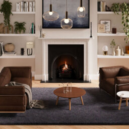 Loomed Navy Blue Luxury Plush Soft Pile Living Area Rug 120Cm X 170Cm - thumbnail 2