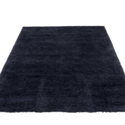 Loomed Navy Blue Luxury Plush Soft Pile Living Area Rug 120Cm X 170Cm - thumbnail 4