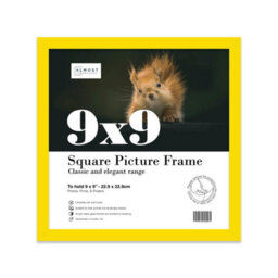9X9 Yellow Picture Frame (22.9 X 22.9Cm) Poster, Photo, Artwork, Gallery Wall Or Print - thumbnail 1