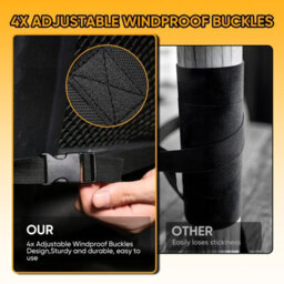 200X160X90Cm Heavy Duty Waterproof Garden Patio Furniture Cover For Rattan Table Sofa Outdoor - thumbnail 7