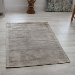 Smoke Plain Modern Handmade Easy To Clean Rug For Living Room And Bedroom-100Cm X 150Cm - thumbnail 1