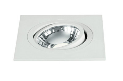 Luminosa Lighting Luminosa Orione Led Recessed Adjustable Downlight White 380Lm 4000K 9X9X5.7Cm - image 1