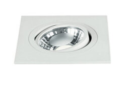 Luminosa Lighting Luminosa Orione Led Recessed Adjustable Downlight White 380Lm 4000K 9X9X5.7Cm - thumbnail 1