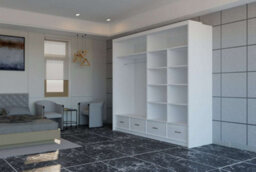 Sliding Wardrobes 4 u LTD Modern High Gloss And Mirrored Sliding Wardrobe White 203Cm - thumbnail 2