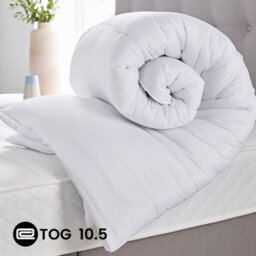 Oxford Homeware 10.5 Tog King Duvet 230X220 Cm Hollowfibre Medium-Weight Quilt Breathable Anti-Allergy Structure - thumbnail 2