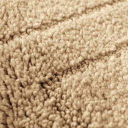 Allure Bath Fashions Two Piece Non-Slip Bath Mat And Pedestal Mat Set - Beige - thumbnail 2
