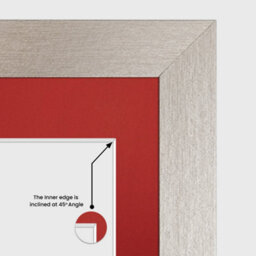 AK Frames 80X70Cm Aluminum Modern Multi Photo Frame With Crimson Mount - Holds 20 Apertures (18X) 6X4, (2X) 4X4 Photos - thumbnail 7