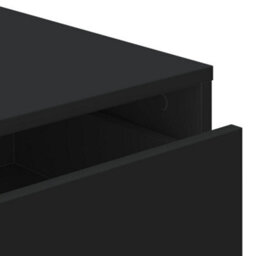 Vidaxl Corner Chest Of Drawers Black 60X41X76 Cm Engineered Wood - thumbnail 8