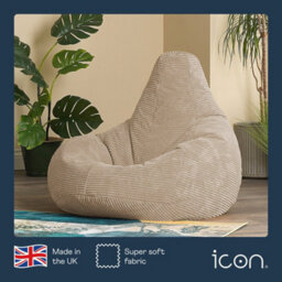 icon Dalton Medium Beanbag Corduroy Natural Beige - thumbnail 6