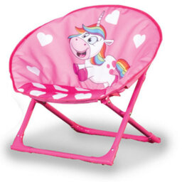 Quest Kids Unicorn Moon Chair Folding Camping Seat - thumbnail 1