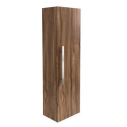 Sundaze Walnut 1200mm Bathroom Wall Mounted Tall Storage Unit Cupboard Cabinet