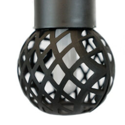 Gardenwize Pack Of 6 Solar Powered Led Hanging Dancing Flame Lantern Garden Decorative Lights - thumbnail 2