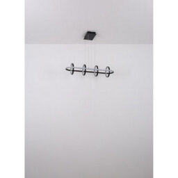 Luminosa Lighting Luminosa Wolfhard Squares Pendant Ceiling Light Matt Black 4X Led Dimmable 2700-6000K Remote Control - thumbnail 8