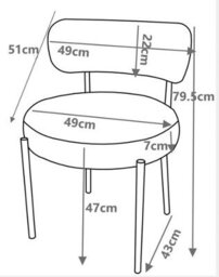 Oira Homes Modern Dining Table Set For 4 Dining Table With 4 Grey Velvet Chairs For Dining Room Furniture - thumbnail 4
