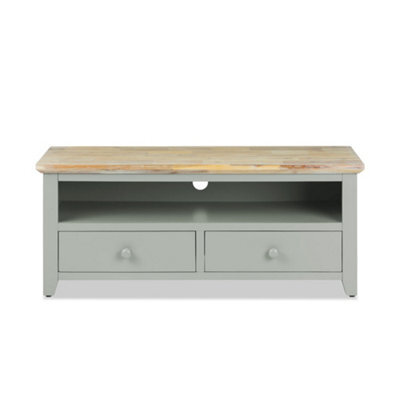 Statement Furniture Florence Sage Green Tv Stand With 2 Drawers And Shelf - image 1
