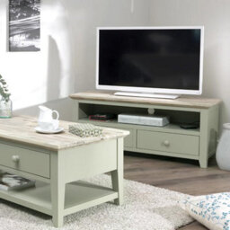 Statement Furniture Florence Sage Green Tv Stand With 2 Drawers And Shelf - thumbnail 4