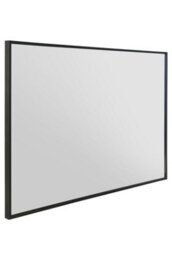 "Mirroroutlet Artus - Black Aluminium Edged Wall Mirror 35"" X 24"" (90Cm X 60Cm)" - thumbnail 4