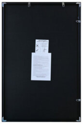 "Mirroroutlet Artus - Black Aluminium Edged Wall Mirror 35"" X 24"" (90Cm X 60Cm)" - thumbnail 7