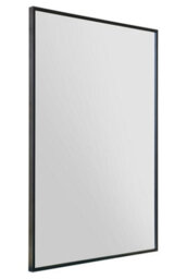"Mirroroutlet Artus - Black Aluminium Edged Wall Mirror 35"" X 24"" (90Cm X 60Cm)" - thumbnail 2