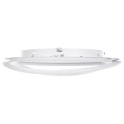 Beliani Ceiling Lamp - Round White Acrylic Shade, Dimmable Integrated Led, 500mm Diameter - thumbnail 4