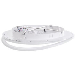 Beliani Ceiling Lamp - Round White Acrylic Shade, Dimmable Integrated Led, 500mm Diameter - thumbnail 5