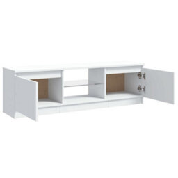 Vidaxl Tv Cabinet With Led Lights White 120X30X36 Cm - thumbnail 8