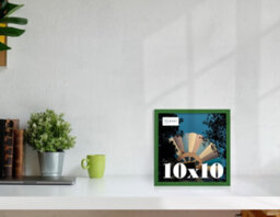 10X10 Green Picture Frame (25.4 X 25.4Cm) Poster, Photo, Artwork, Gallery Wall Or Print - thumbnail 2