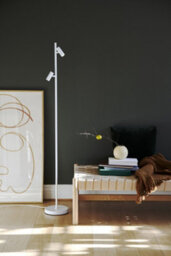 Nordlux Omari Metal Floor Lamp Adjustable Heads White,mains Led - thumbnail 4