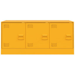 Walplus Tv Cabinet Mustard Yellow 99X39X44 Cm Steel - thumbnail 6