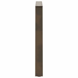 Berkfield Dining Table Legs V-Shape 2 Pcs Natural Steel 100X(72-73.3) Cm Steel - thumbnail 6