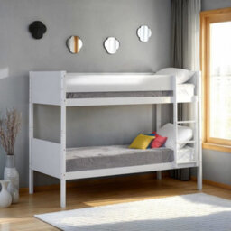 Seconique Bruno 3Ft  Bunk Bed White Perfect For Children's Rooms - thumbnail 1