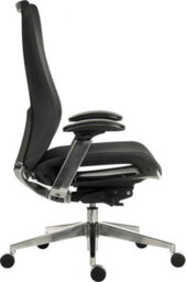 Teknik Quantum Luxury Mesh Executive Chair Black Frame With Automatic Weight Tension Control And Brushed Aluminium Components - thumbnail 3