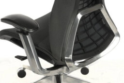 Teknik Quantum Luxury Mesh Executive Chair Black Frame With Automatic Weight Tension Control And Brushed Aluminium Components - thumbnail 7