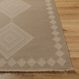 Livabliss Mystery-Washable Tan Beige Ivory Modern Living Dining Jute Rug 118 X 170 Cm Easy Care, Non Shedding - thumbnail 5