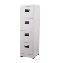 Thehotsale 133Cm H Cabinet 4-Drawer Vertical File Cabinet With Interlock, White - thumbnail 4