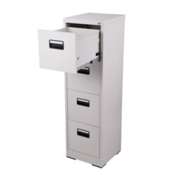 Thehotsale 133Cm H Cabinet 4-Drawer Vertical File Cabinet With Interlock, White - thumbnail 5