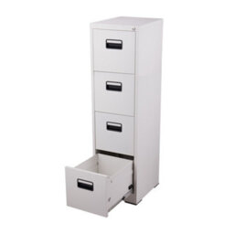 Thehotsale 133Cm H Cabinet 4-Drawer Vertical File Cabinet With Interlock, White - thumbnail 6